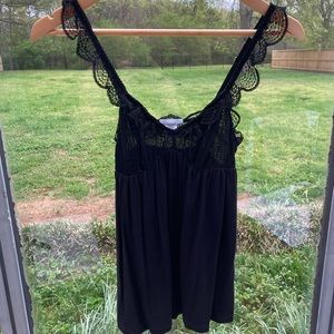 Black Lacy Cami